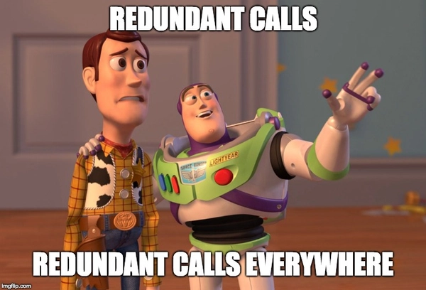 Redundat calls