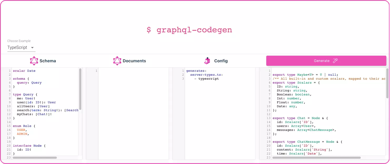 GraphQL Code Generator